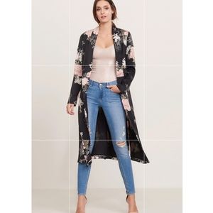 Floral Kimona Style Blazer